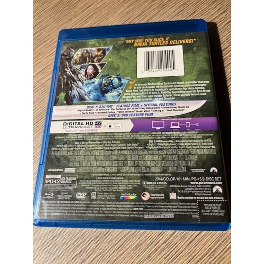 Teenage Mutant Ninja Turtles‎ Blu-Ray & Dvd - Picture 3 of 3